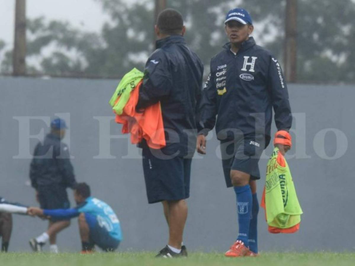 Selección de Honduras y sus 16 pasos durante el penúltimo entreno antes de ESA