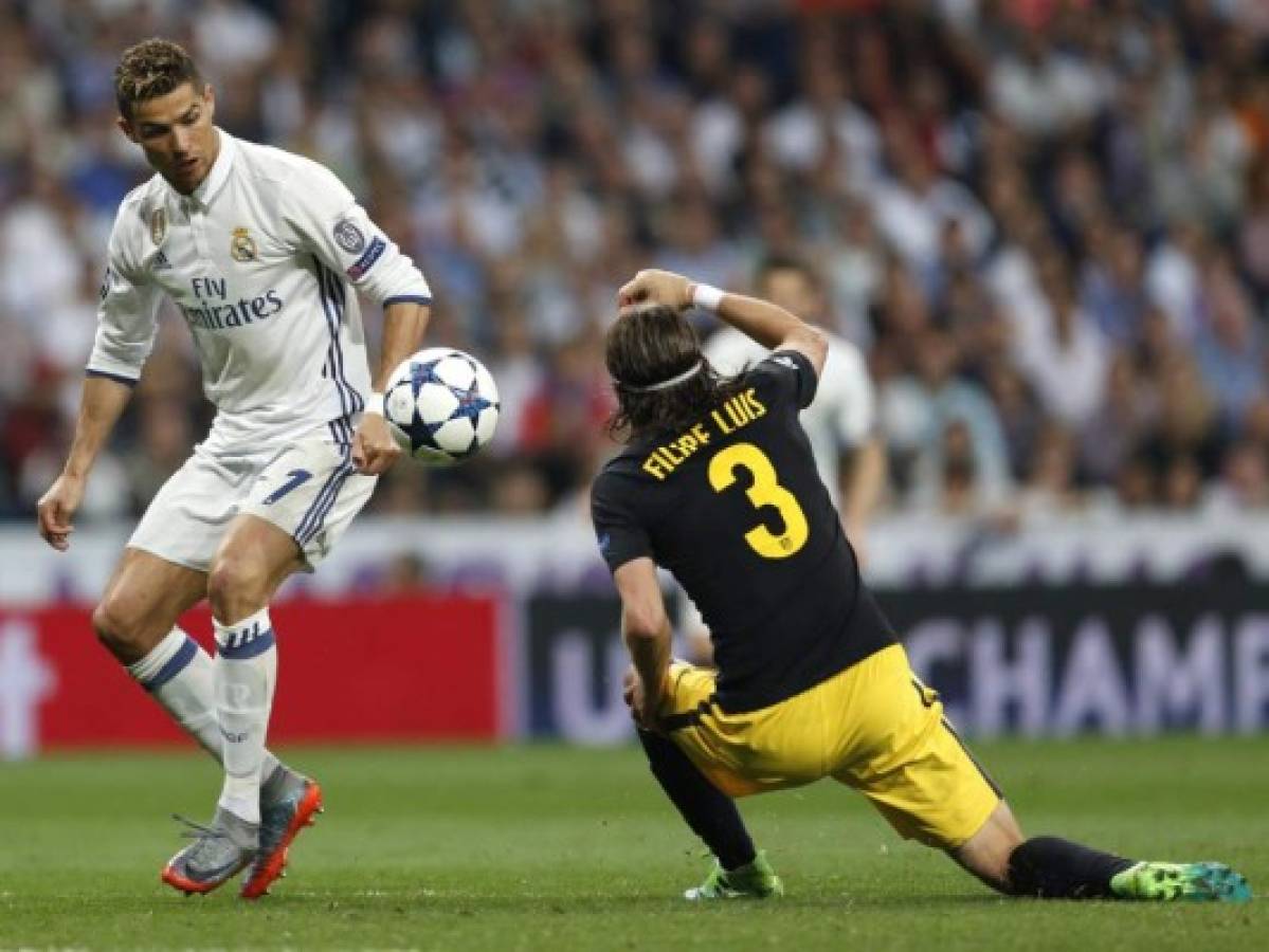 Cristiano Ronaldo marcó triplete en el juego de ida ante Los Colchoneros (Foto: Agencia AP)