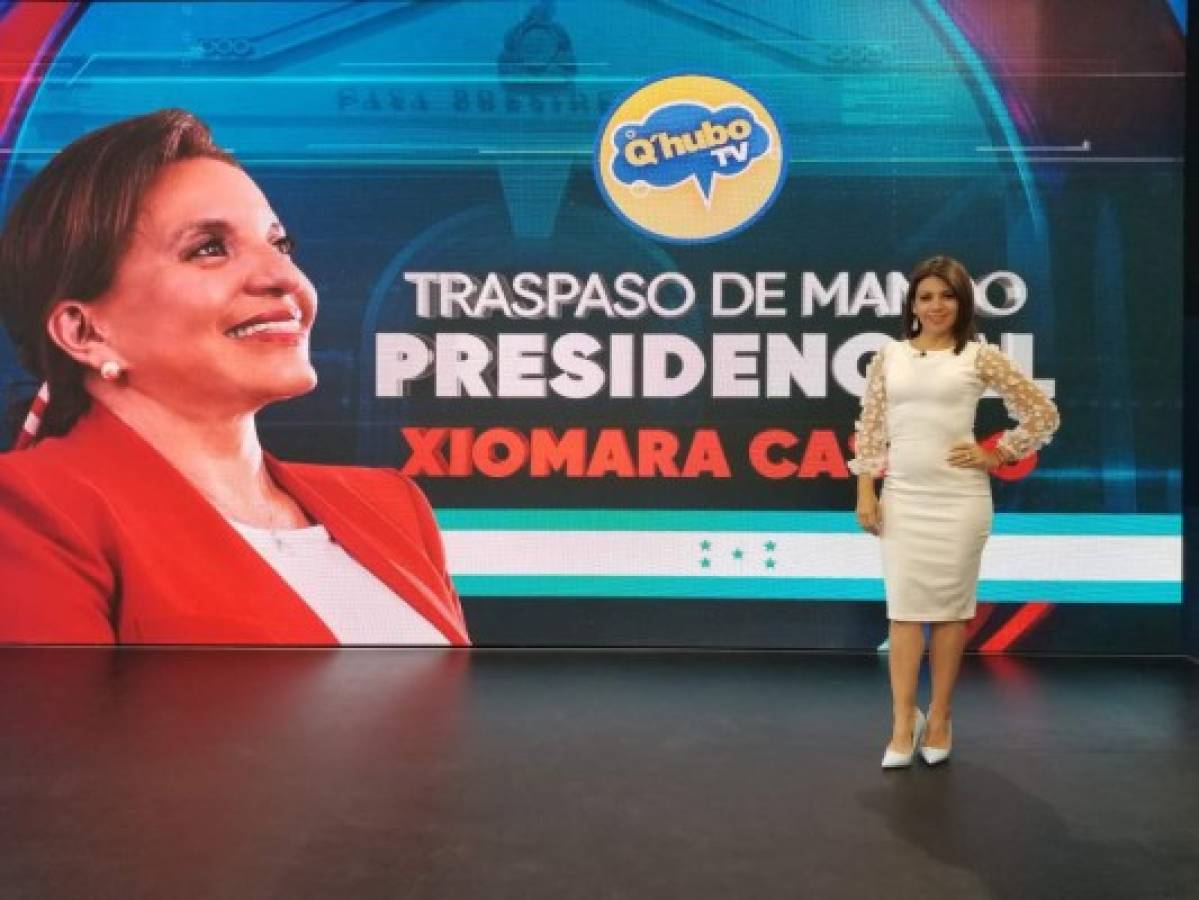 Así lucieron las presentadoras hondureñas en la toma de posesión de Xiomara Castro