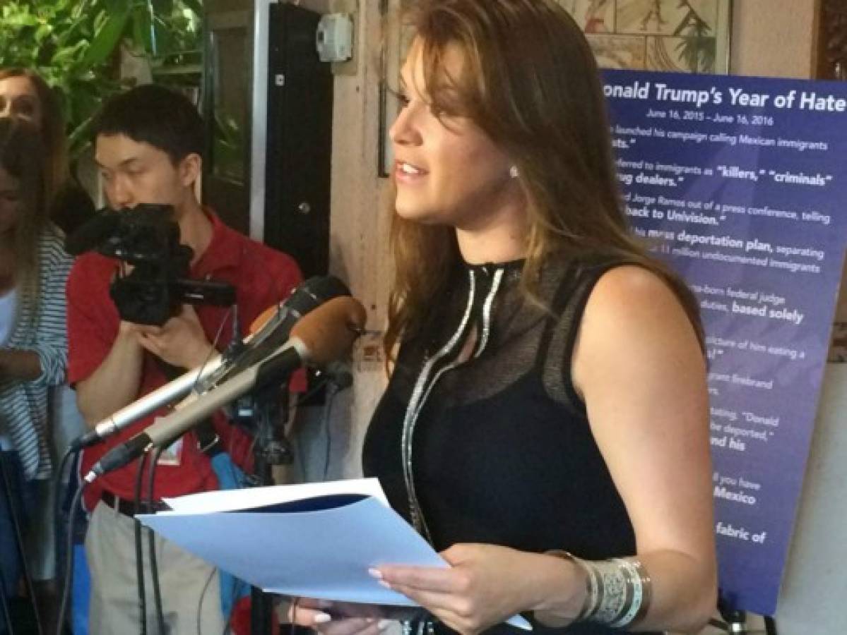 Alicia Machado pide a latinos no votar por Trump