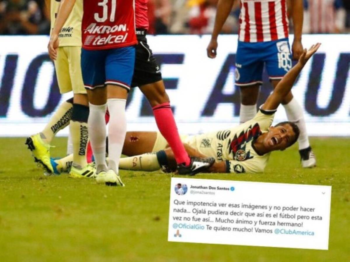 Jonathan explota tras la escalofriante lesión de Giovani dos Santos