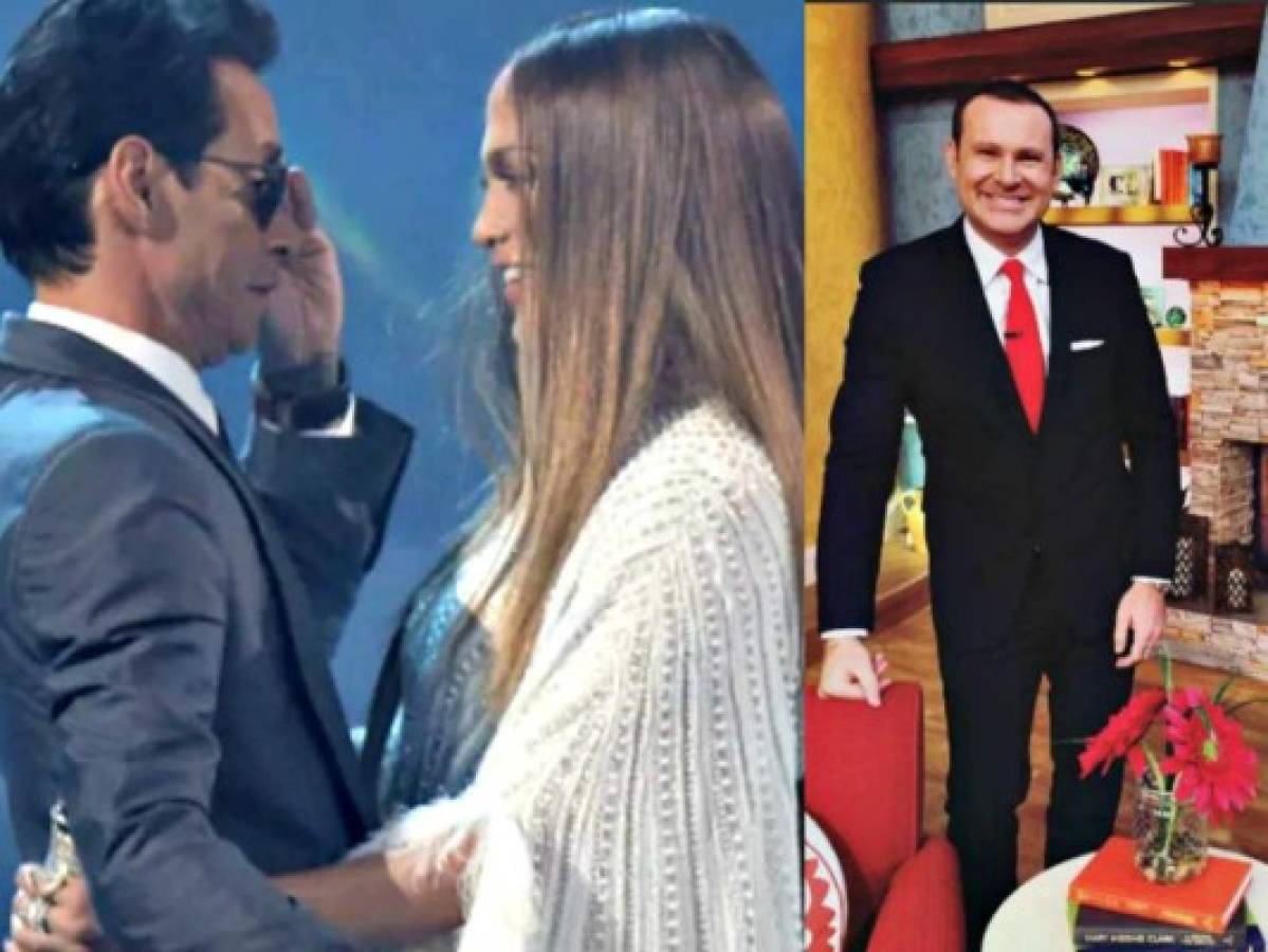 Alan Tacher descubre a Jennifer López y Marc Anthony besándose en camerinos