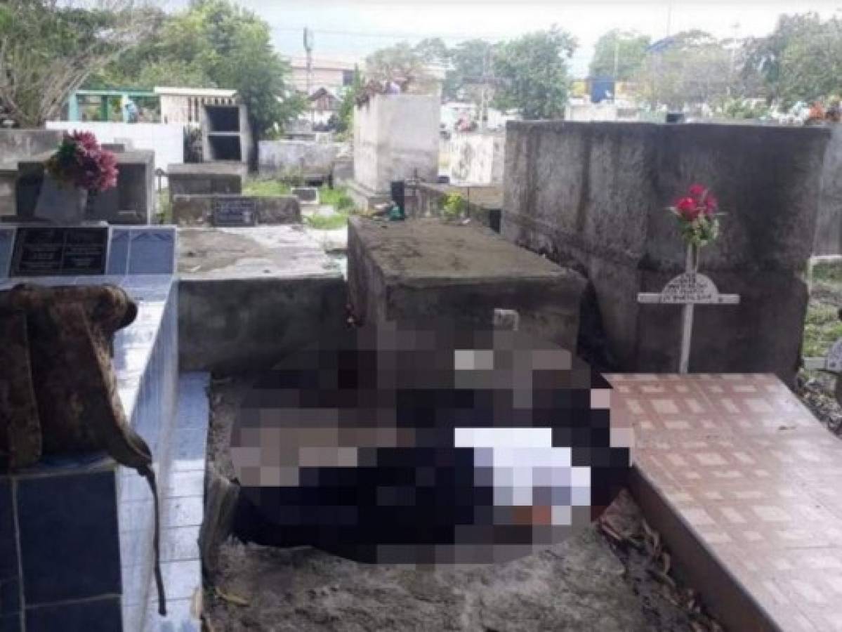 En un cementerio matan a balazos a un hombre en San Pedro Sula