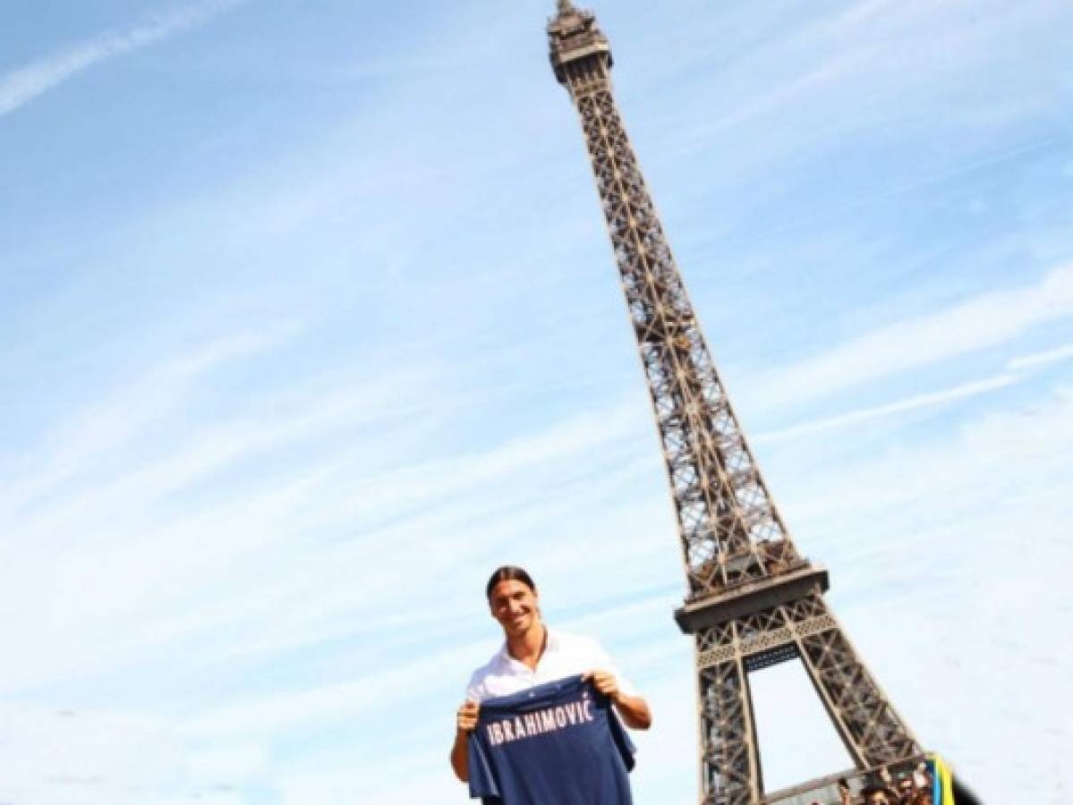 Zlatan y la Torre Eiffel se disputan París