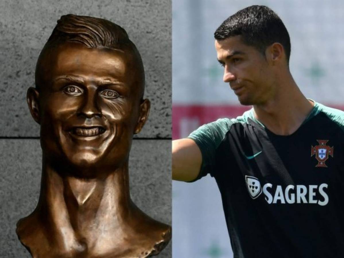 Reemplazan el polémico busto de Cristiano Ronaldo en el aeropuerto de Madeira