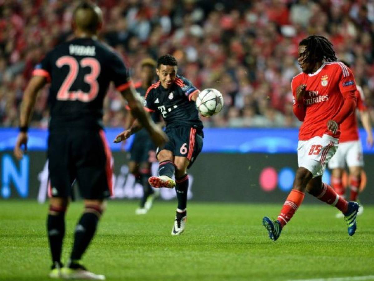 Bayern empató 2-2 ante el Benfica y logra el pase a semi