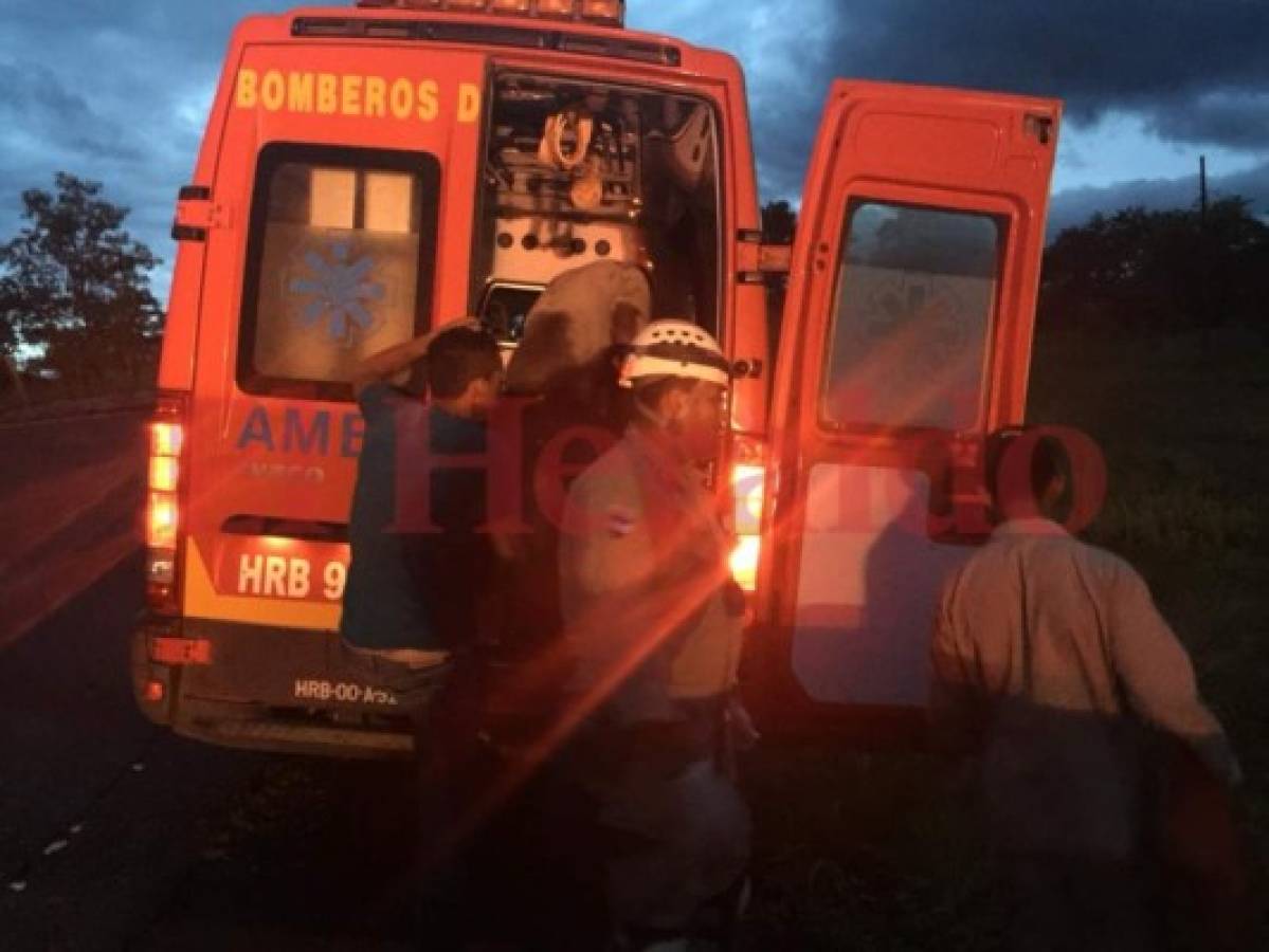 Volcamiento de una rastra deja dos muertos y cuatro heridos en Choluteca