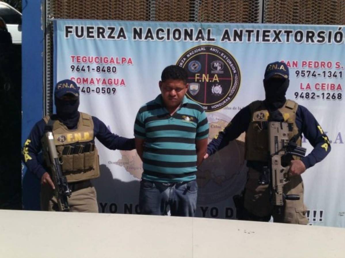 Honduras: FNA captura a supuesto extorsionador y pandillero