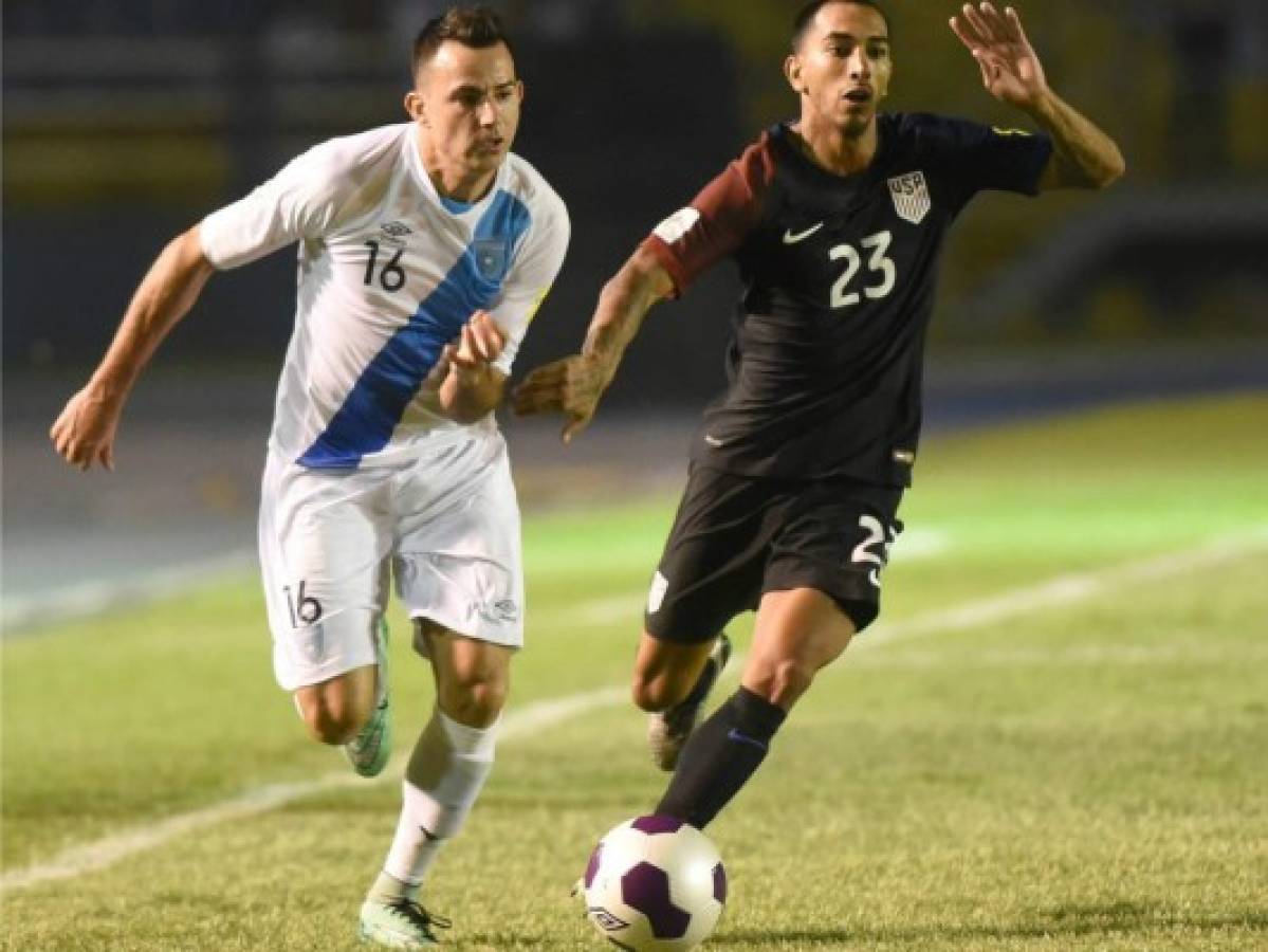 Guatemala venció 2-0 a Estados Unidos en Grupo C de clasificatoria de Concacaf