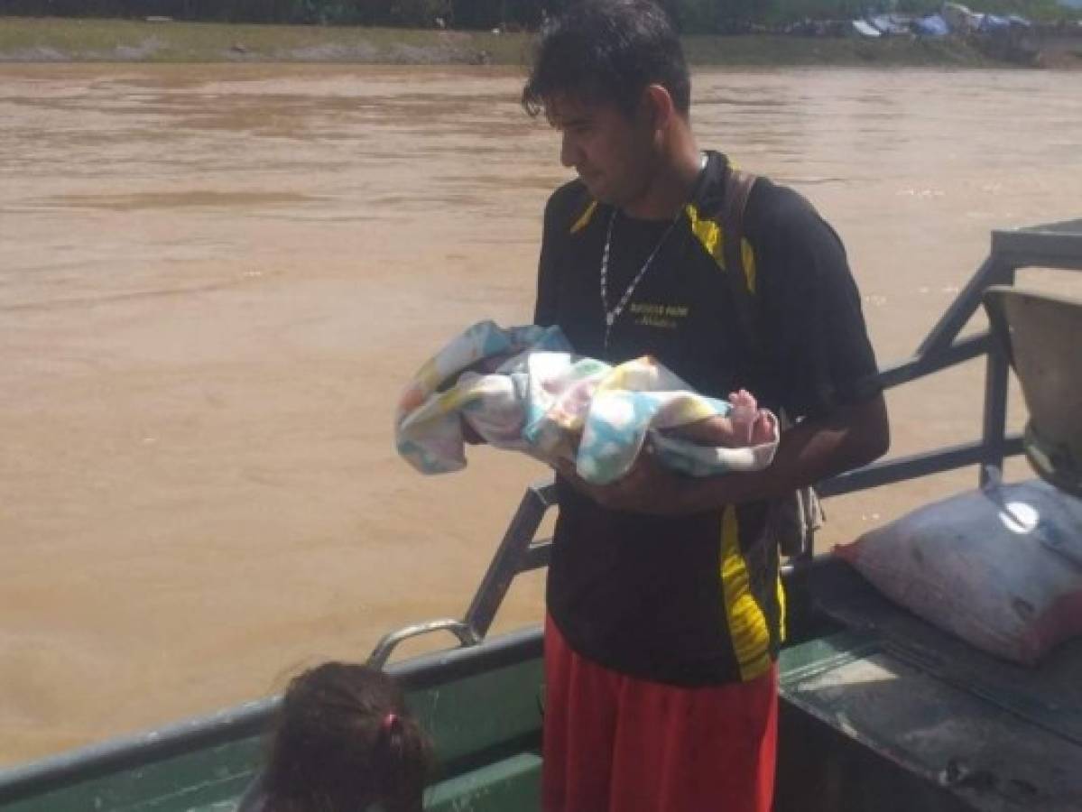 Hannah, la bebé de apenas dos días de vida que le ganó la batalla a Eta