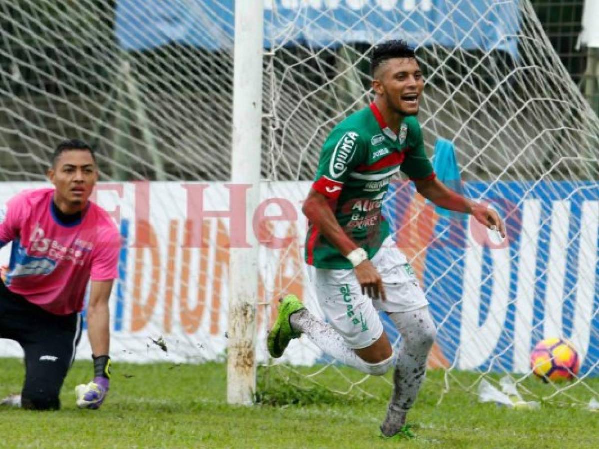 Henry Romero, un cipote capitalino que hace goles con el Marathón