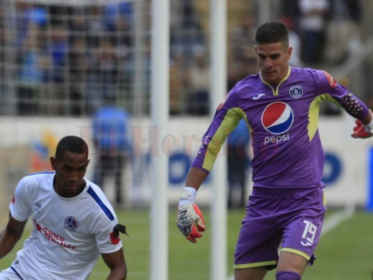 Jonathán Rougier, portero de Motagua: Sufrimos de más para ser campeones