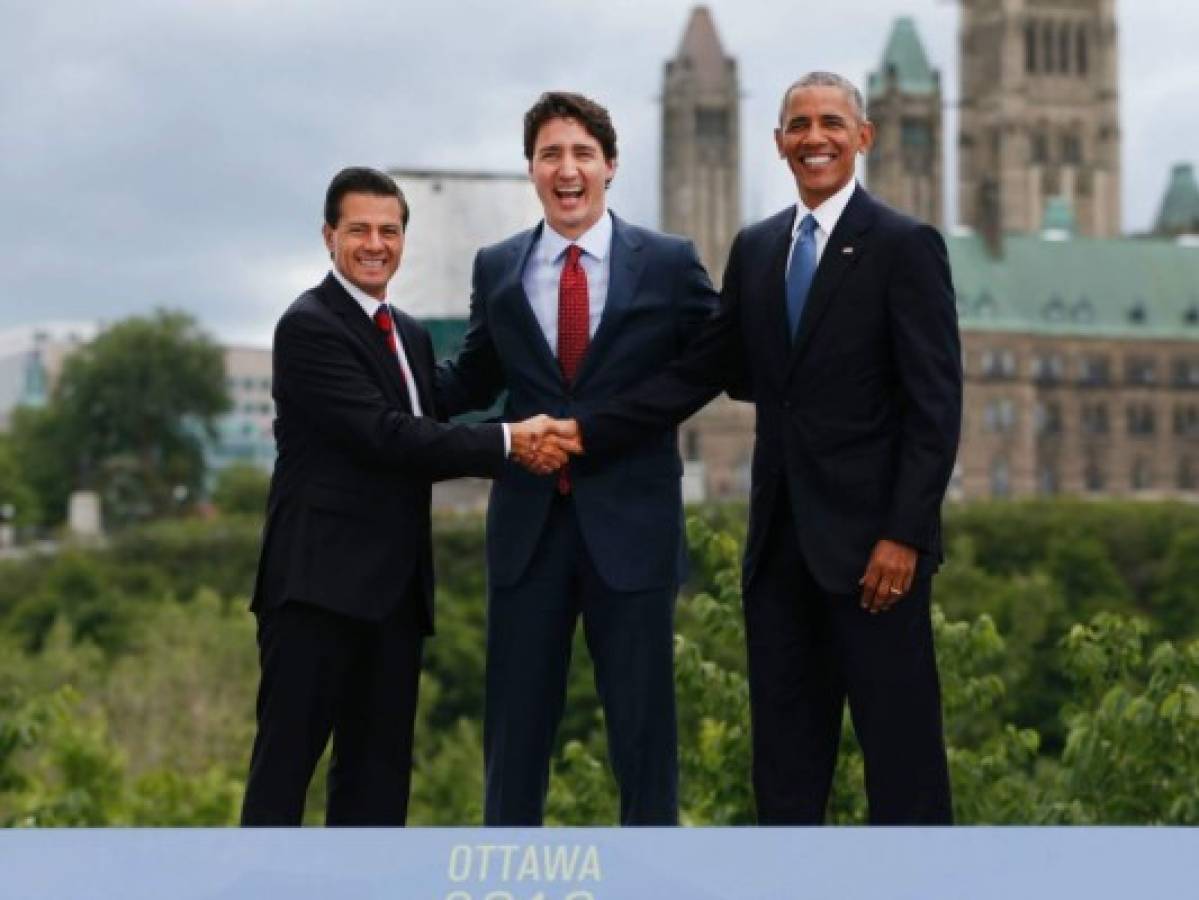 El incómodo momento que pasó presidente de México frente a Obama y Trudeau