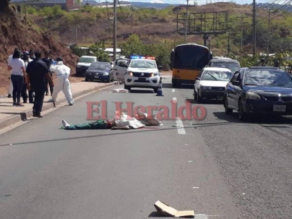 Hombre muere atropellado en el anillo periférico de la capital de Honduras