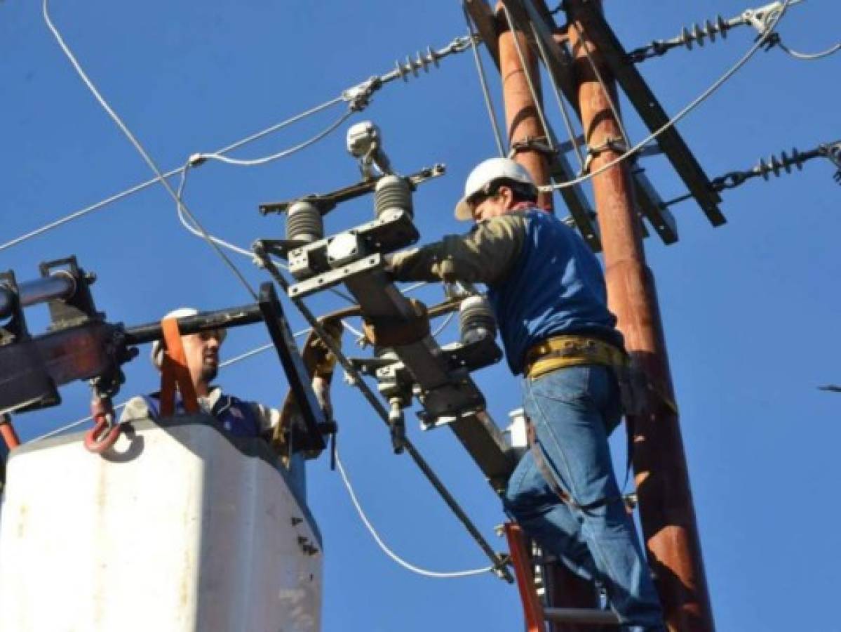 Zonas de Honduras que no tendrán energía eléctrica el martes 2 de julio