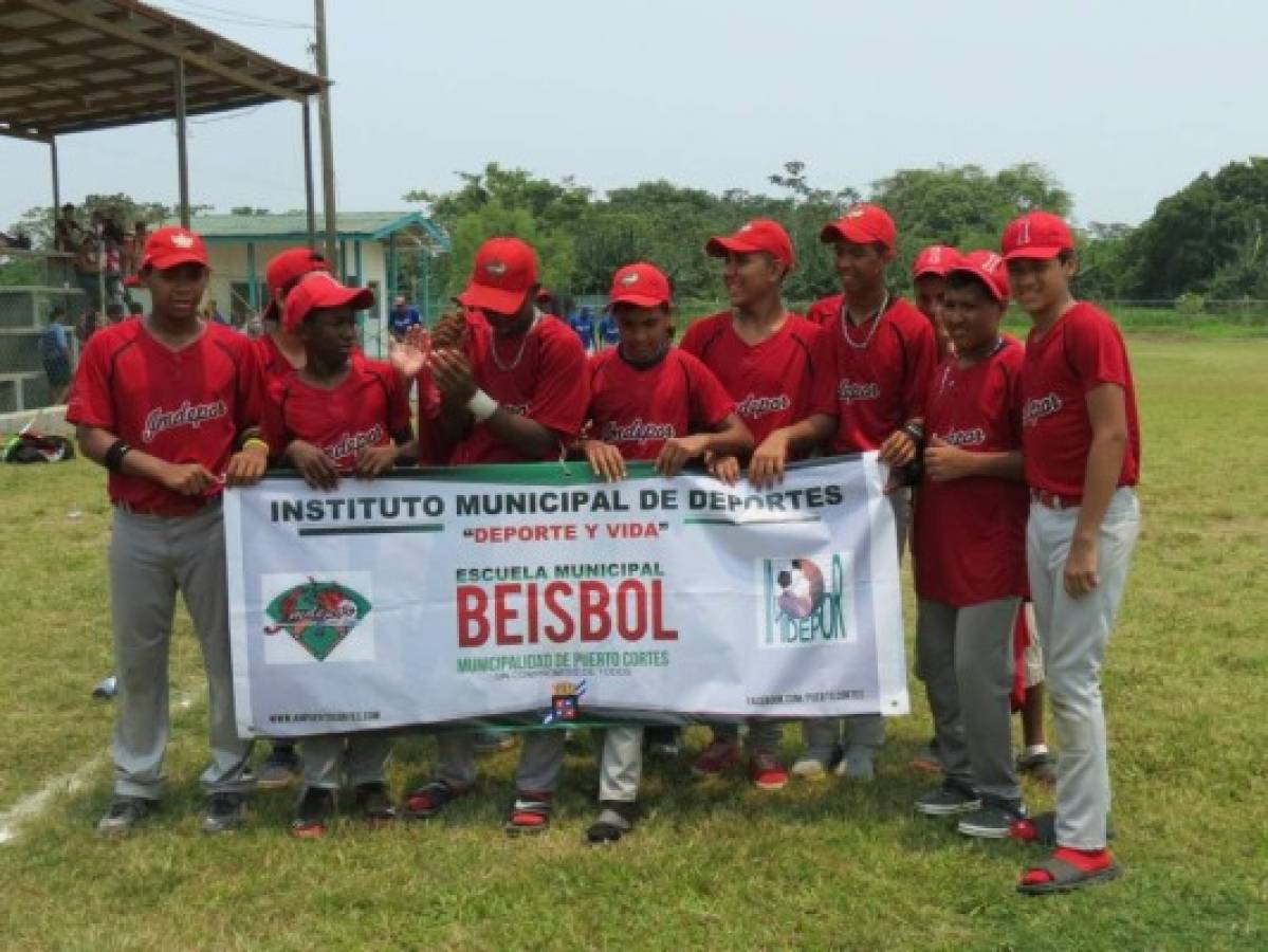 Imdepor bicampeón nacional juvenil AA del béisbol sw Honduras