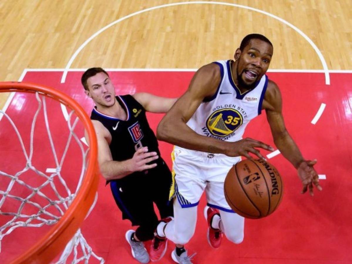 Kevin Durant aporta 35 y los Warriors de Golden State ganan 1ro de serie ante Rockets