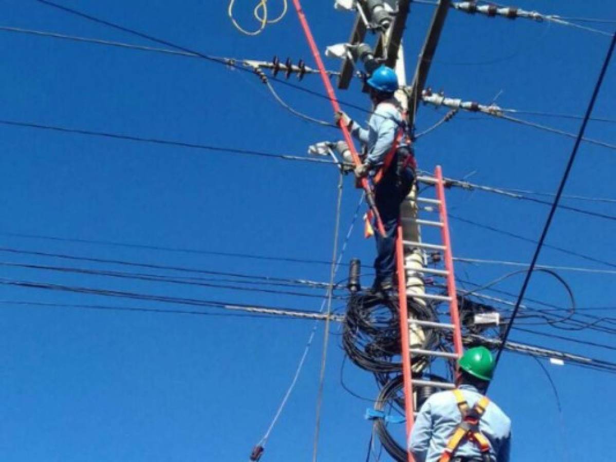 Anuncian suspensión de fluido eléctrico en varios sectores de Honduras