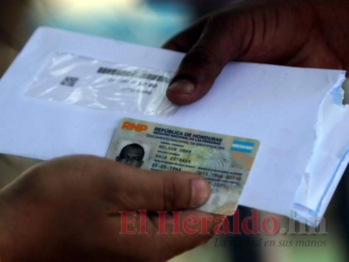 Honduras: Entre miércoles y jueves se reanuda entrega de DNI