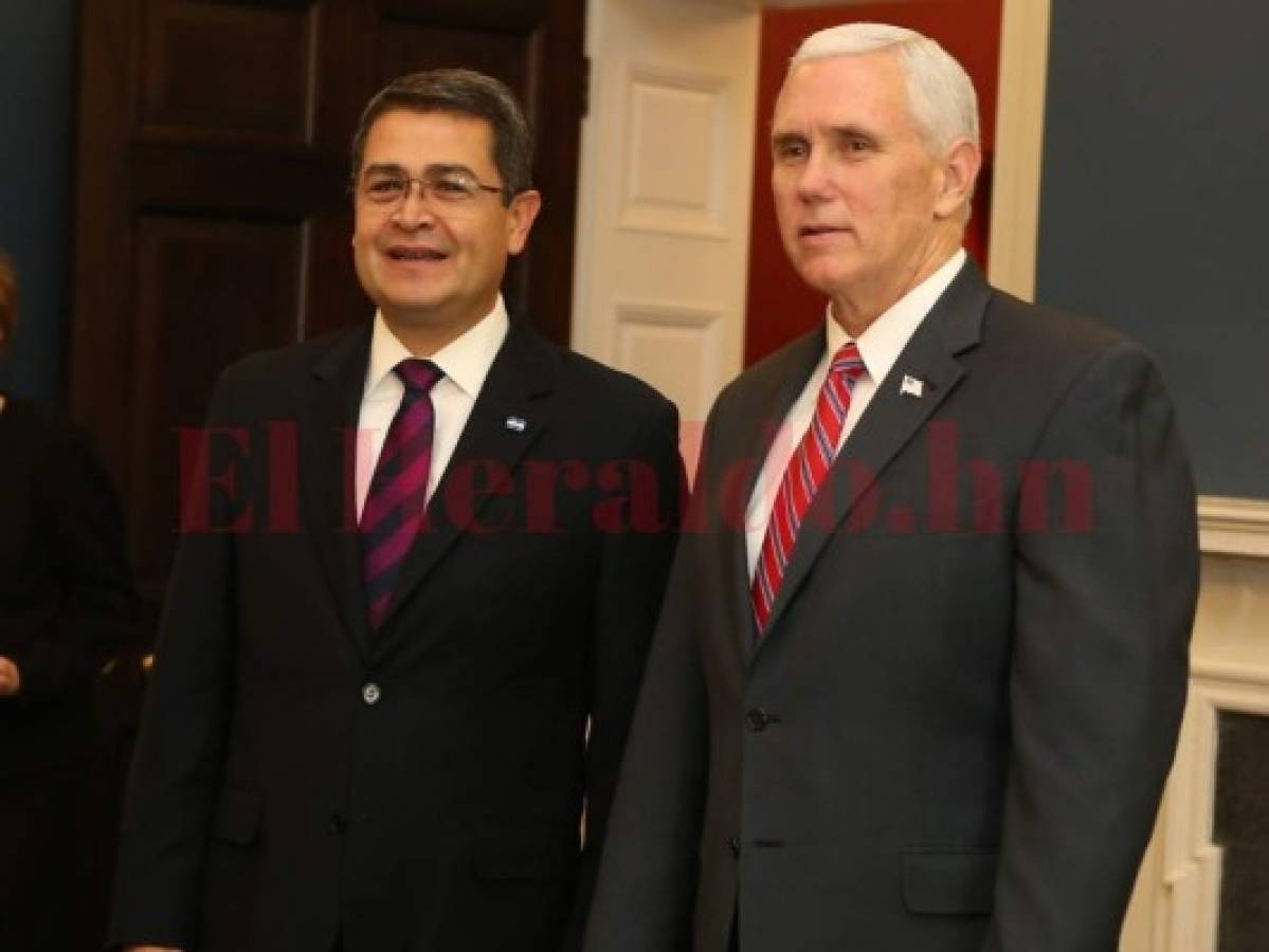 Juan Orlando Hernández se reunirá con Mike Pence y los presidentes del Triángulo Norte