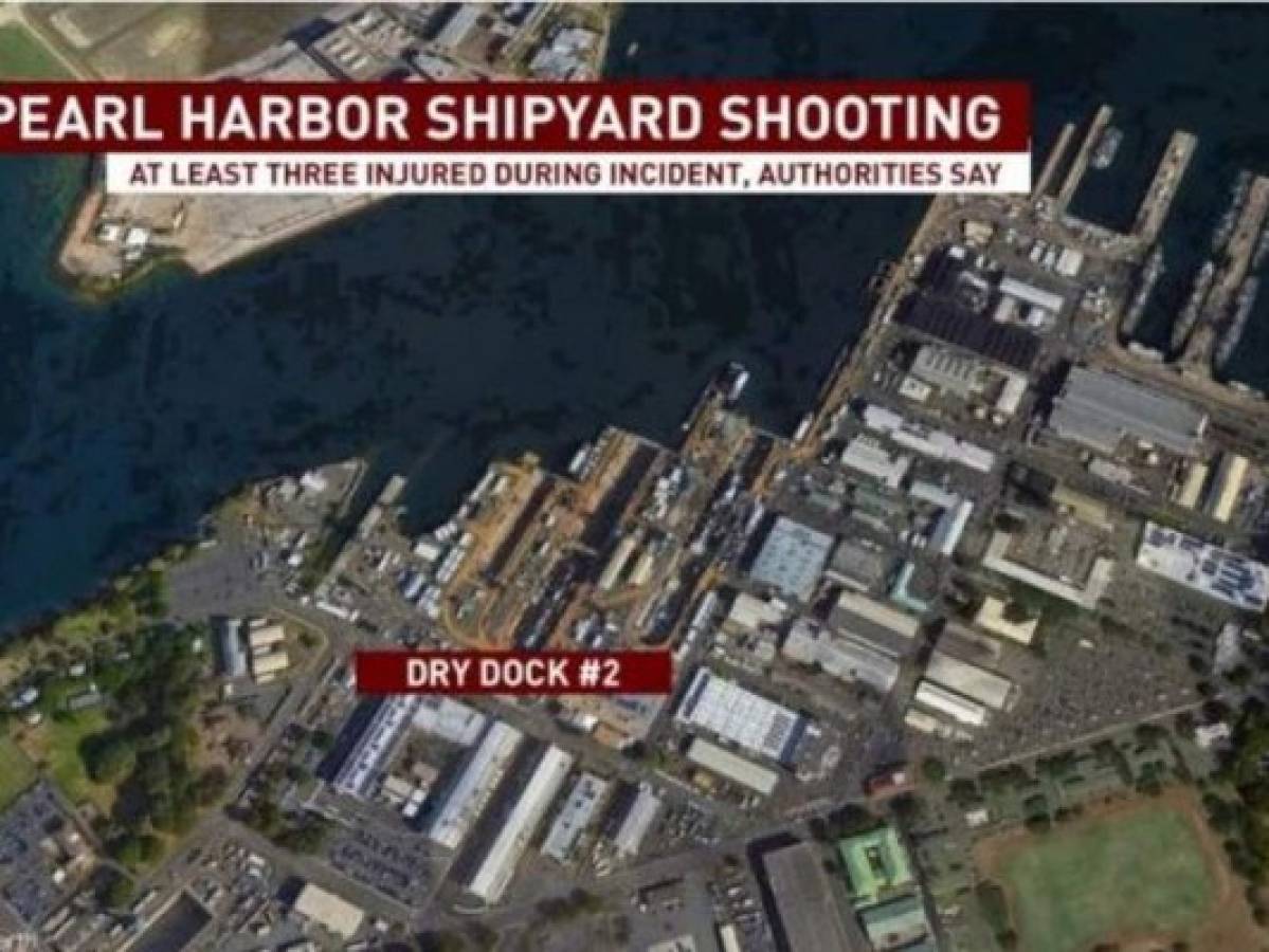 Varios heridos tras tiroteo en base naval de Pearl Harbor en Hawái