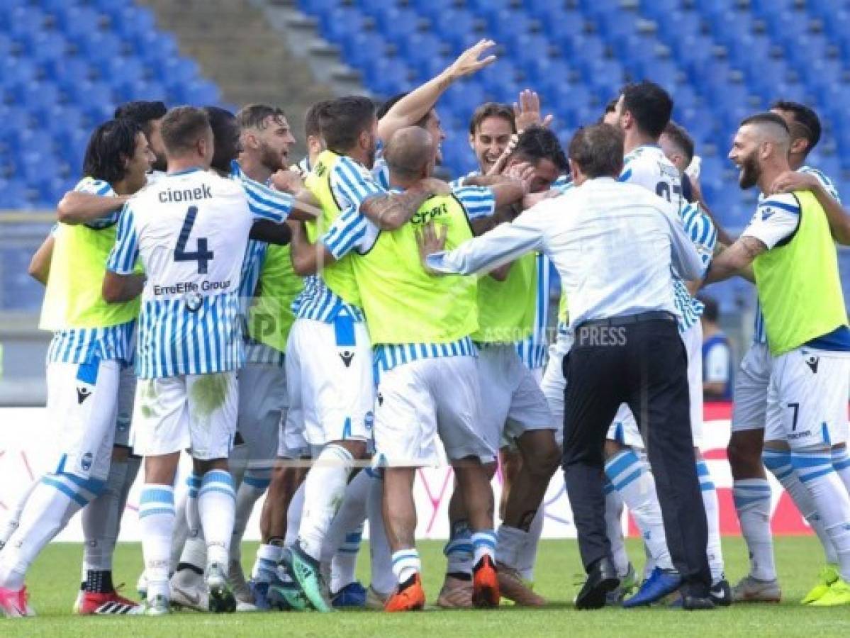 Roma capitula 2-0 ante el modesto Spal en la Serie A 