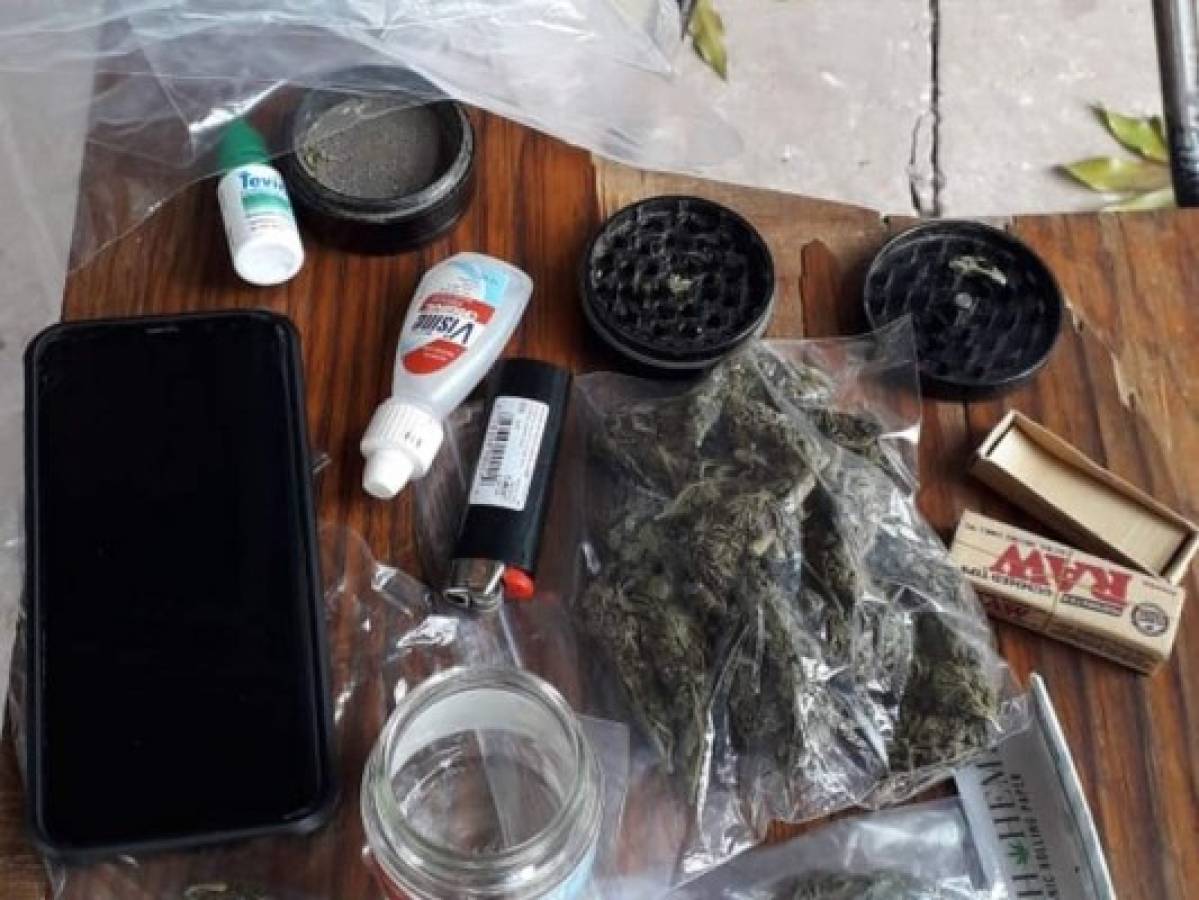 Capturan estudiante de sicología en posesión de marihuana en la UNAH