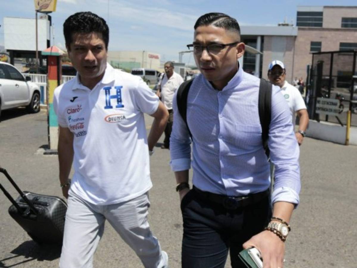 Emilio Izaguirre llegó sin dar declaraciones al país y se unió a la Selección de Honduras