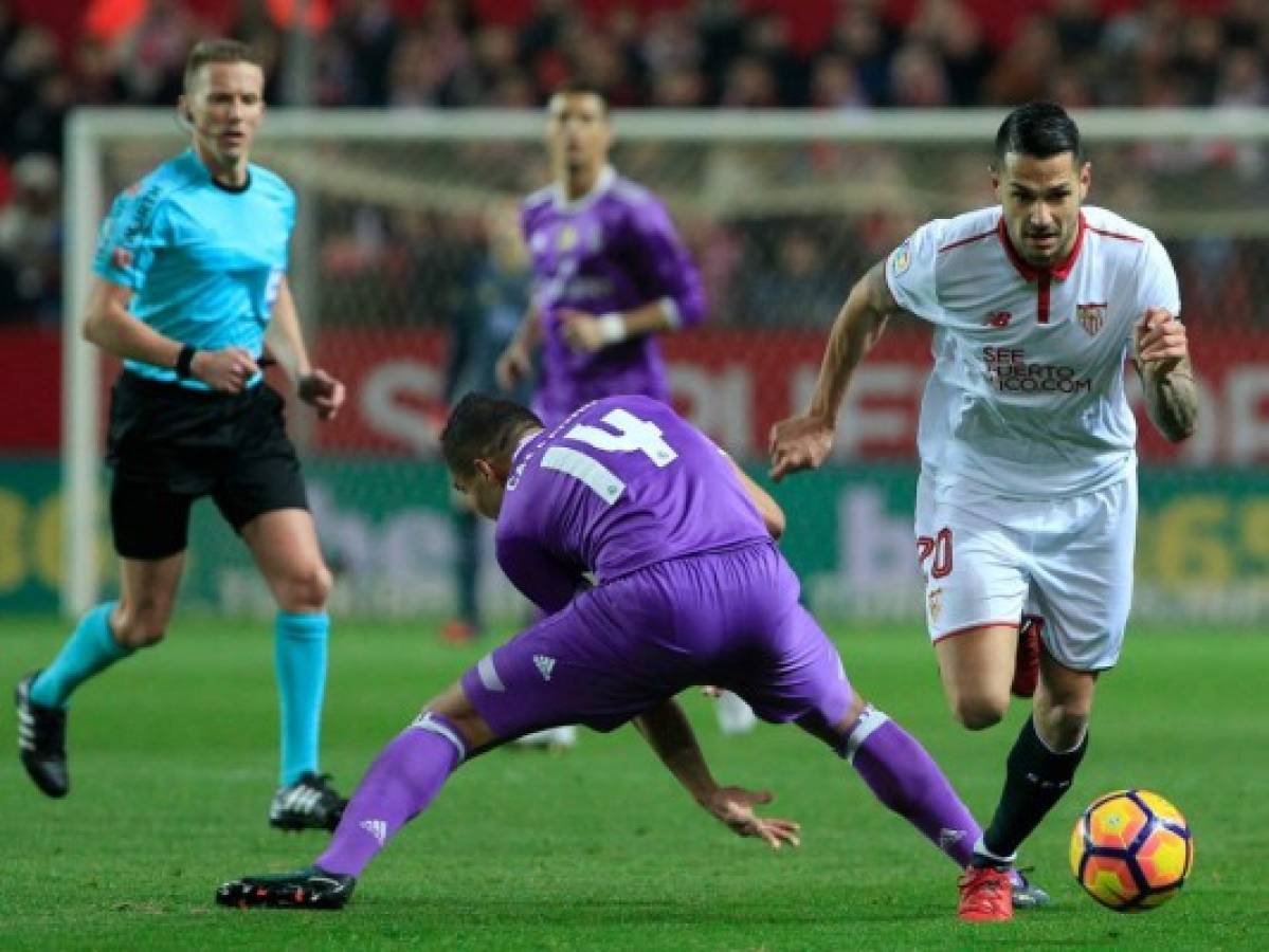 Sevilla se venga del Real Madrid y entierra su invicto de 40 juegos sin perder en el Pizjuán