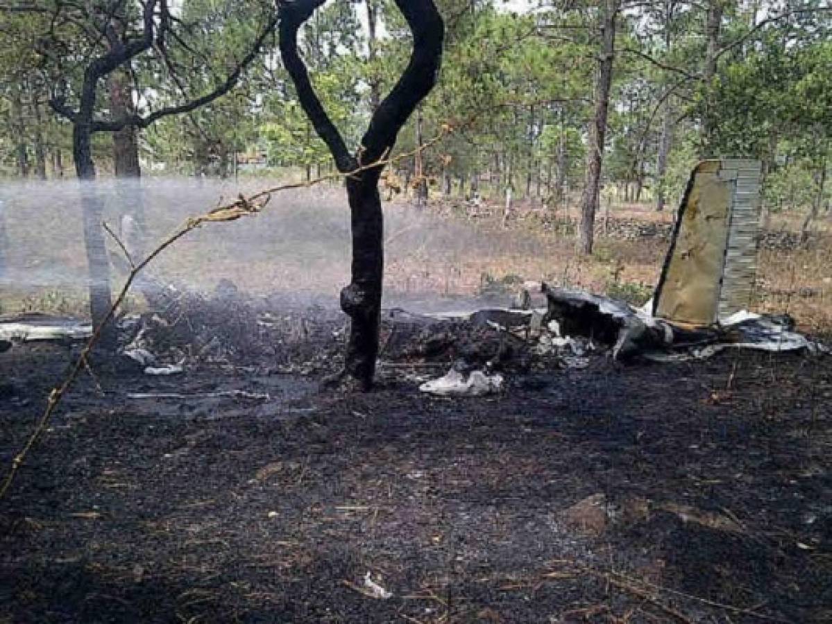 Cuatro fallecidos en accidente de avioneta al occidente de Honduras