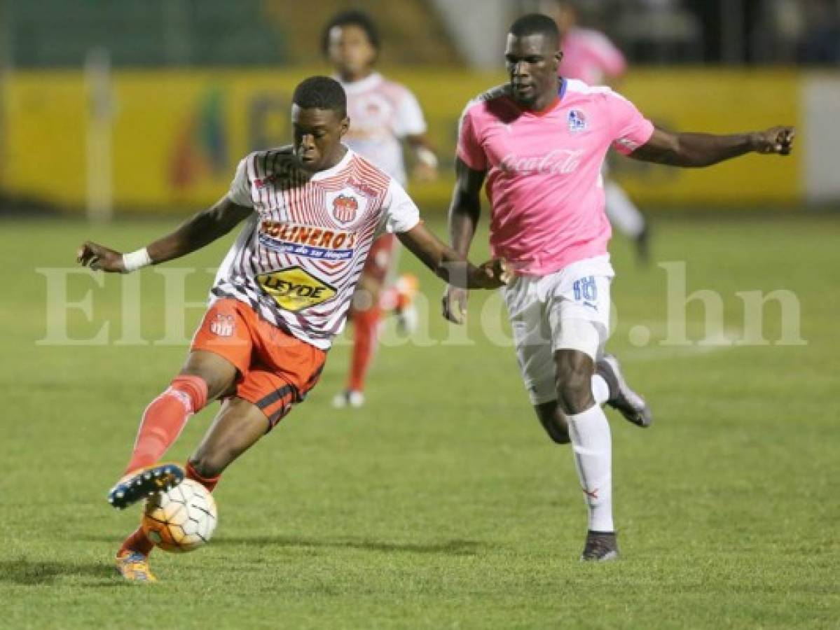 Olimpia va ganando 3-1 ante el Vida en el Nacional