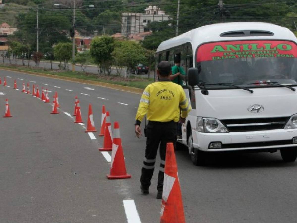 Avanza la marcación vertical y horizontal del anillo periférico de Tegucigalpa