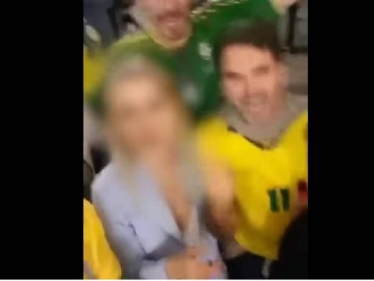 Vídeo: La broma machista de aficionados de Brasil con una rusa en el Mundial