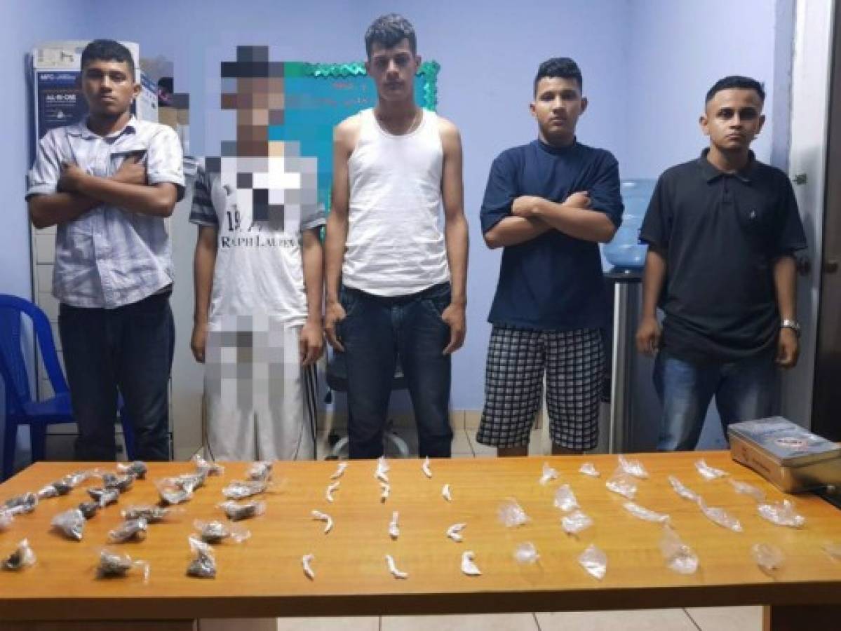 Capturan a supuestos integrantes de la Mara Salvatrucha MS-13 en San Pedro Sula