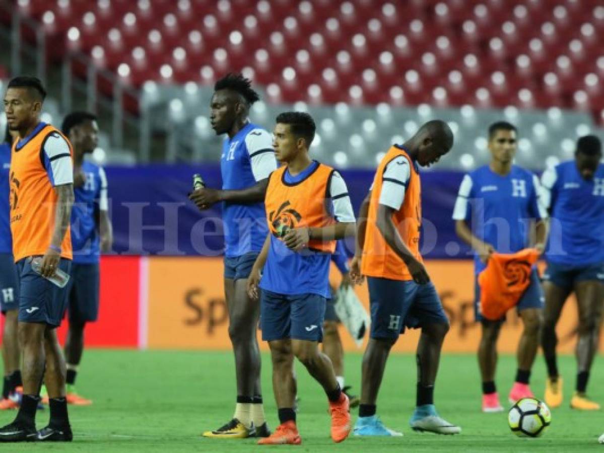 El posible once inicial de Honduras ante México en cuartos de final de la Copa Oro