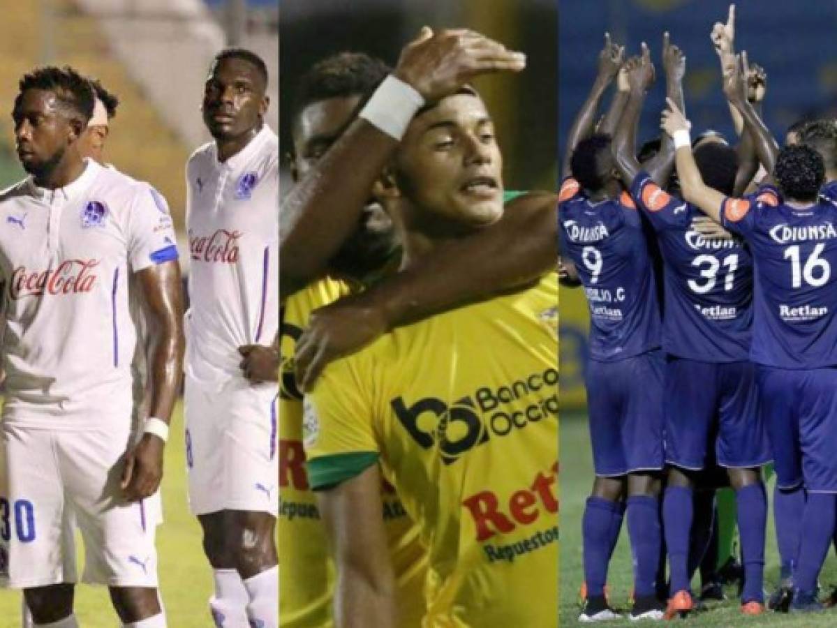 Jornada 17: Olimpia aplastó 3-0 a Marathón; Motagua y Real España empataron a dos goles, Social Sol ganó