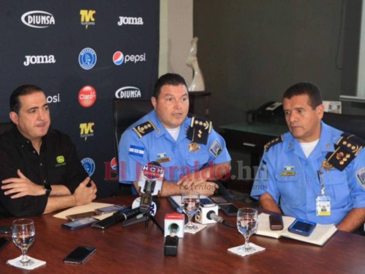 Policía Nacional garantiza seguridad en la primera final del Clausura