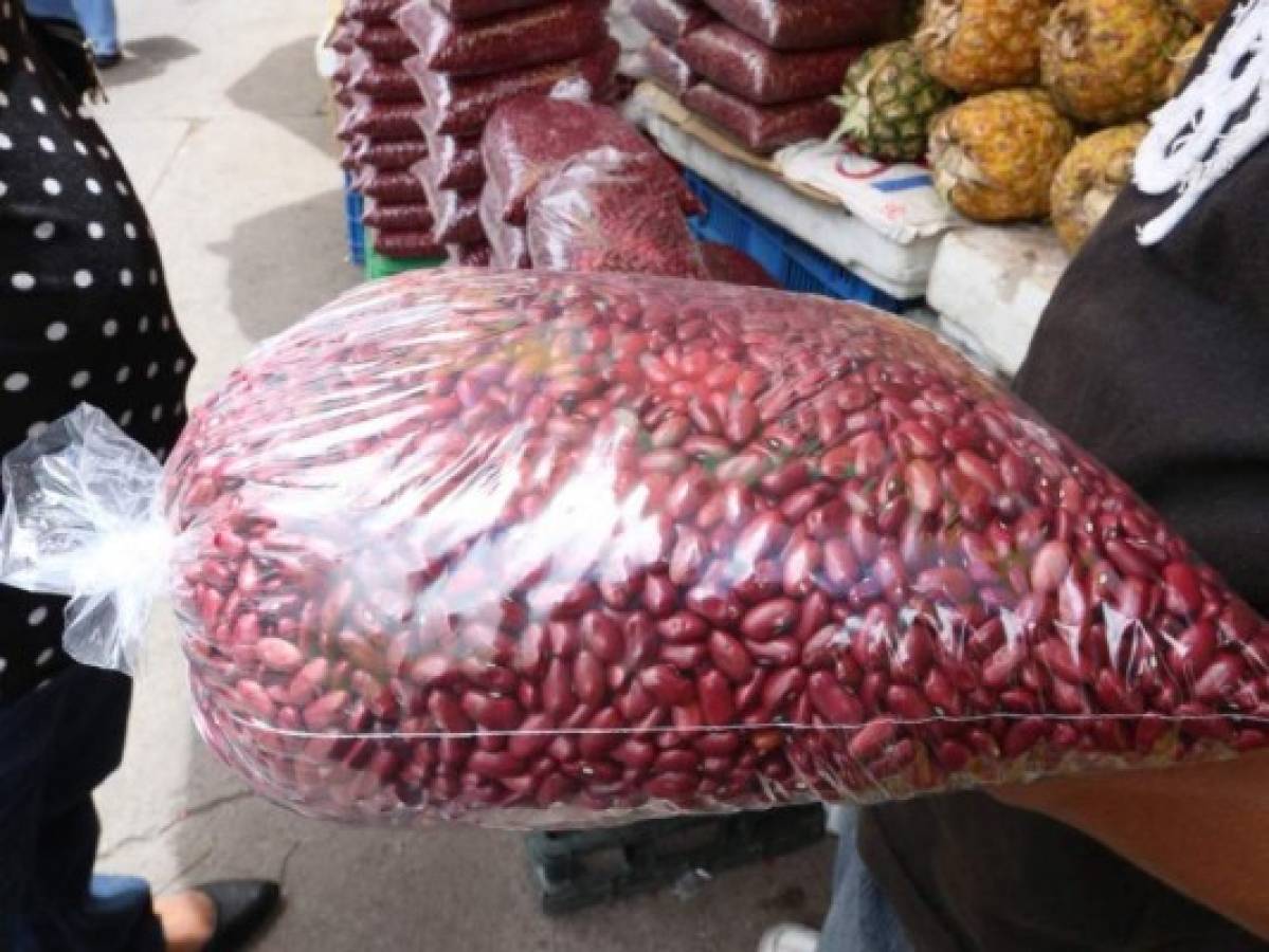 Medida de frijol rojo se mantiene entre los 50 y 65 lempiras en Honduras