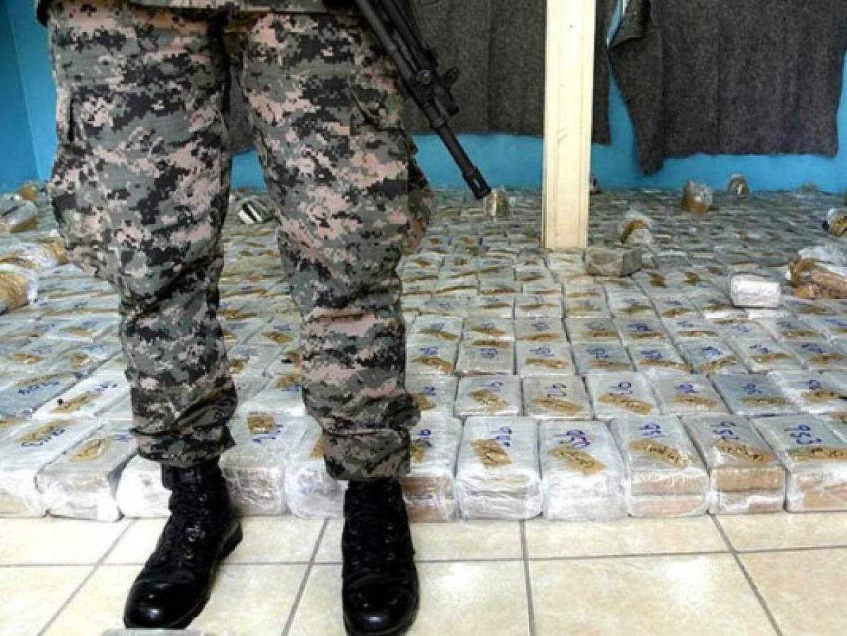 Honduras es el quinto país en recepción de drogas en CA