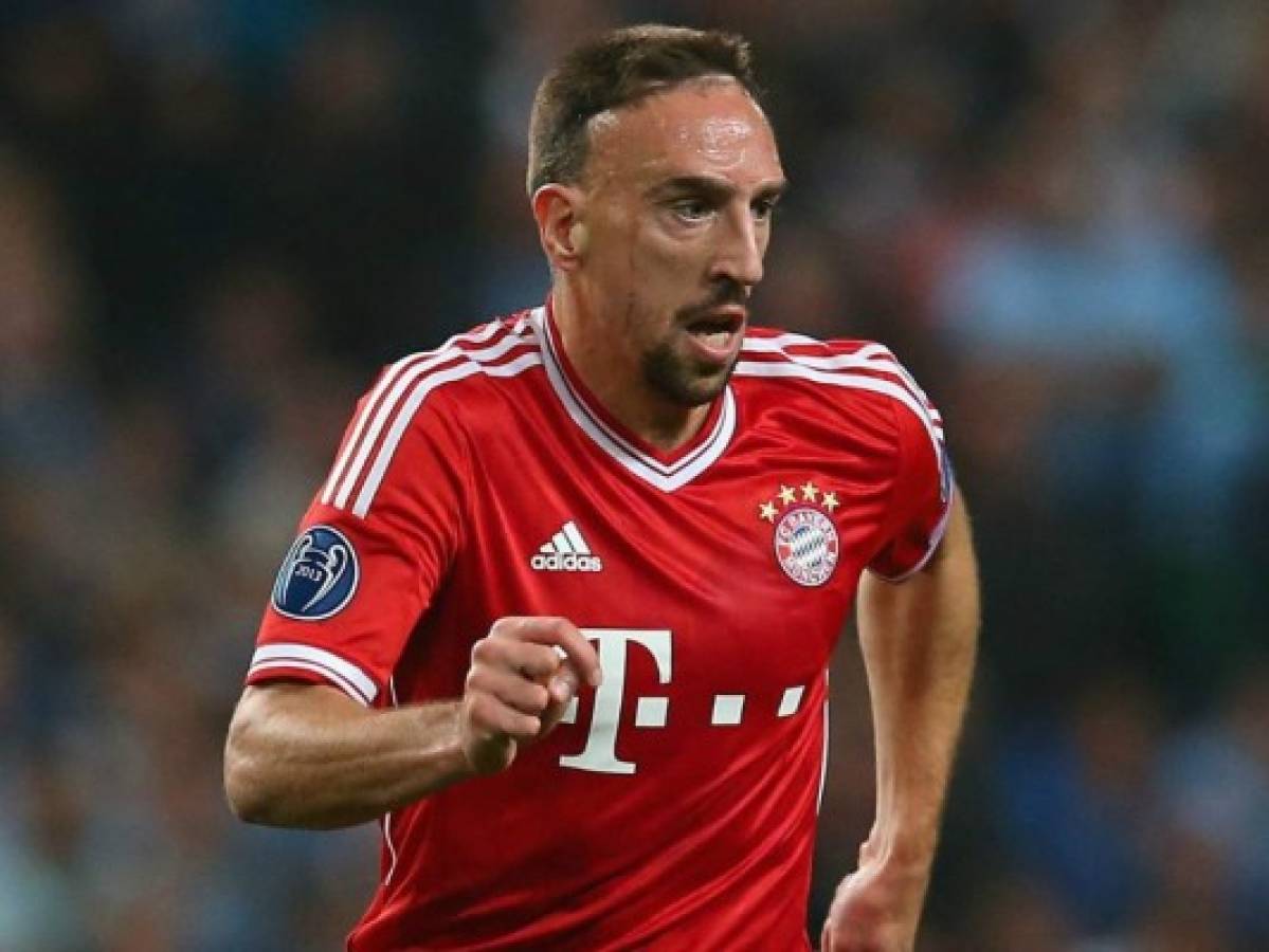 Ribery será baja por lesión entre dos y tres semanas