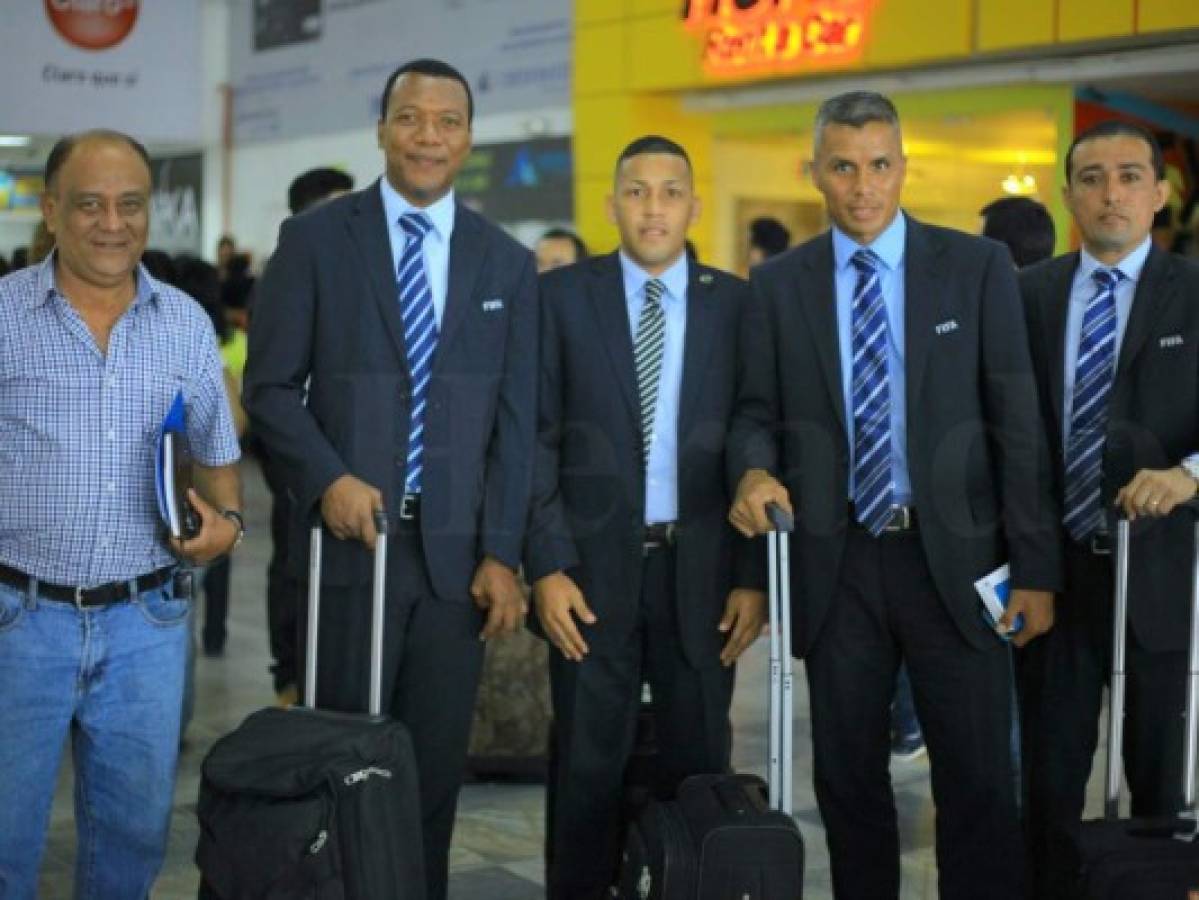 Árbitros del Honduras vs México ya llegaron a San Pedro Sula