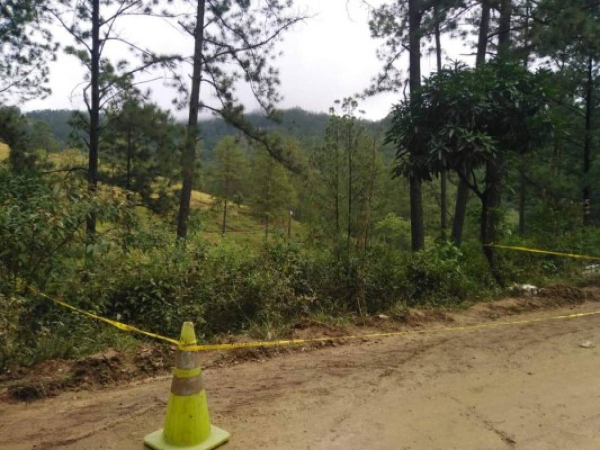 Matan a un hombre y queman su cuerpo en carretera a aldea de Danlí