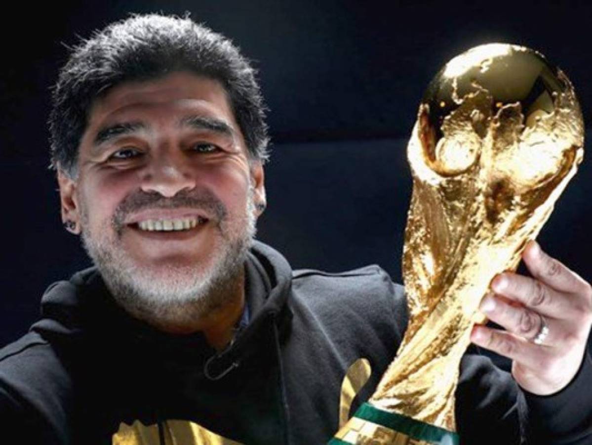 Maradona desea que los jugadores argentinos sepan 'cuánto pesa la Copa' del Mundo