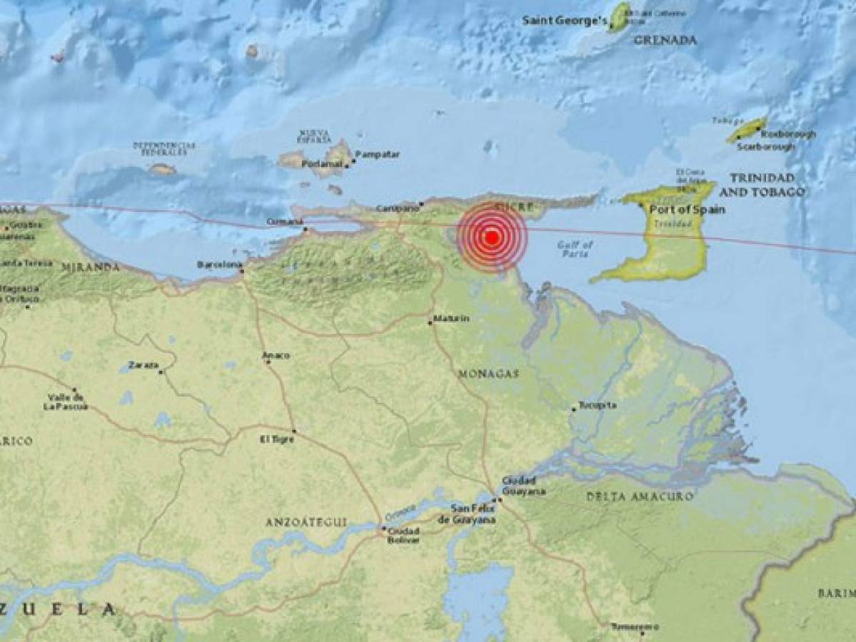 Sismo de 6.3 sacude parte de Venezuela