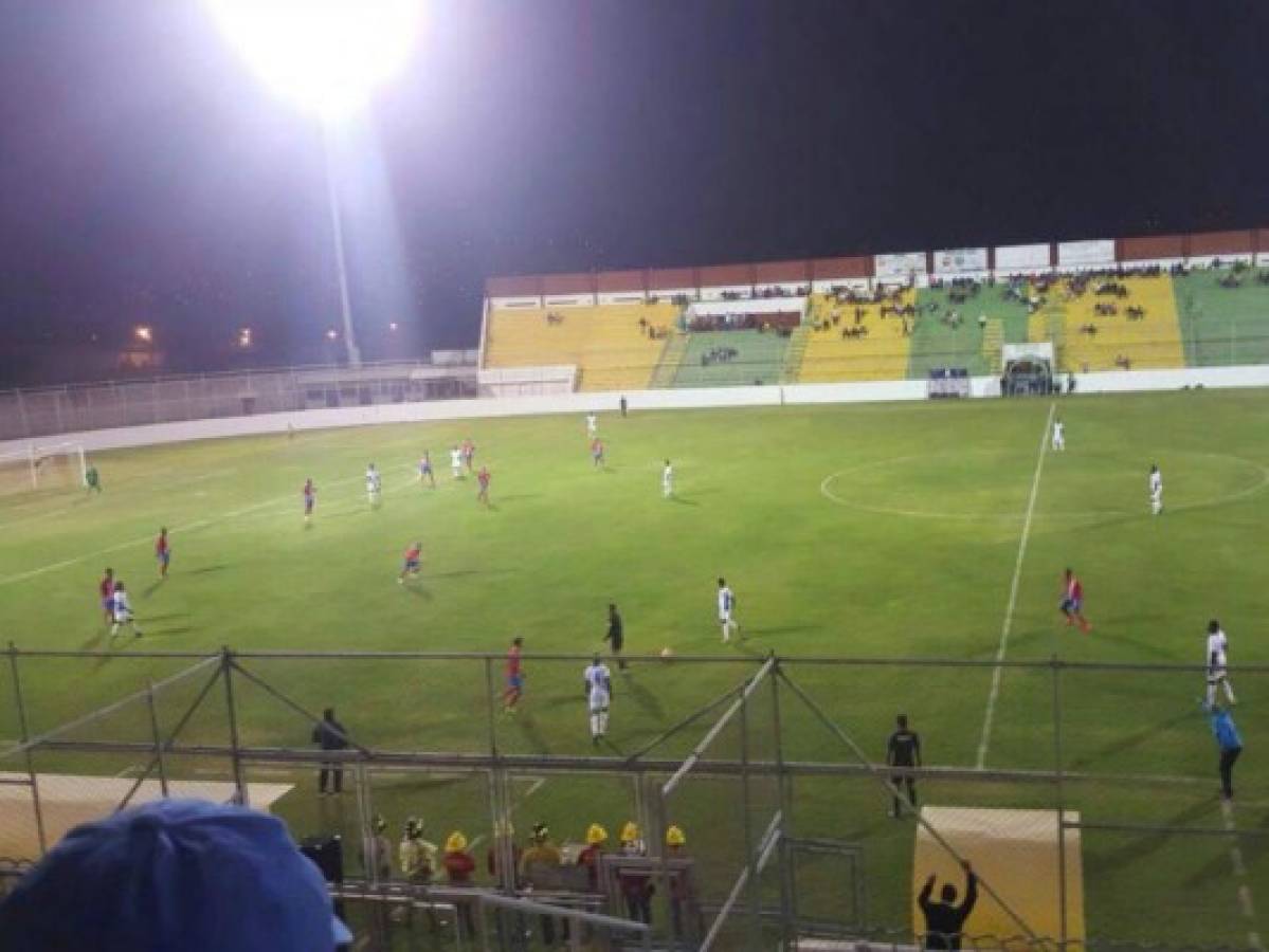 Selección de Honduras sub 20 venció a Costa Rica en partido amistoso jugado en Comayagua