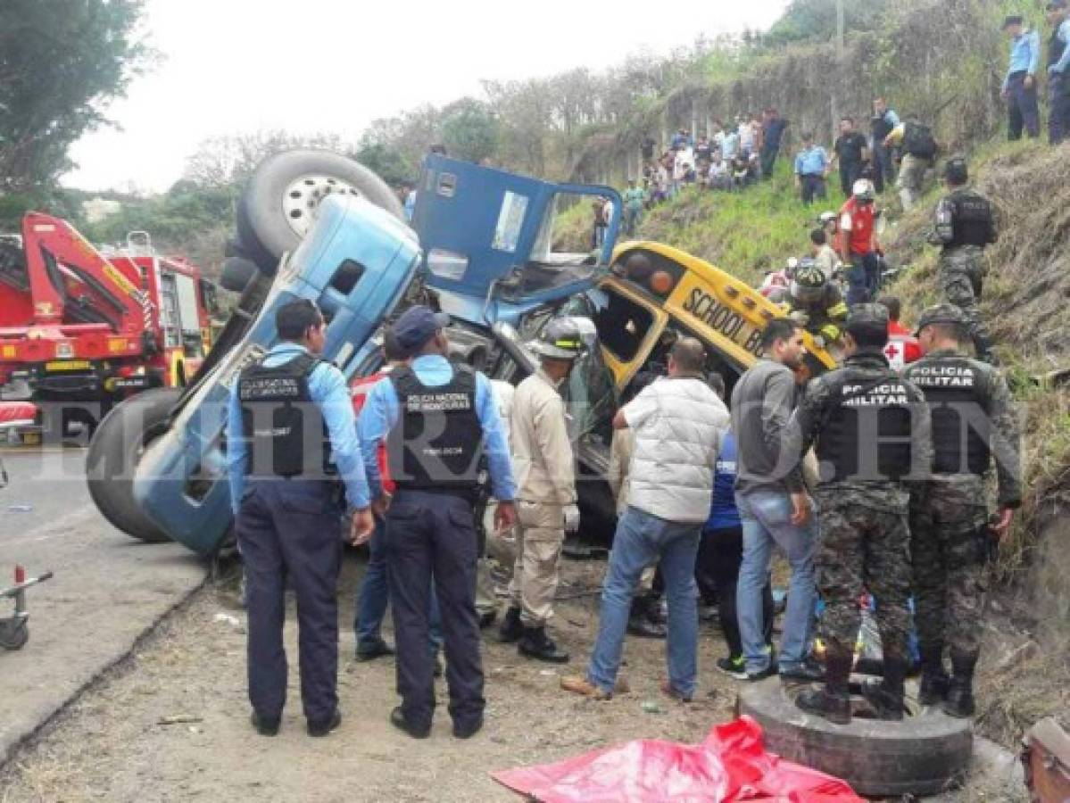 Capturan a motorista de rastra que provocó tragedia vial en la salida al sur de Honduras