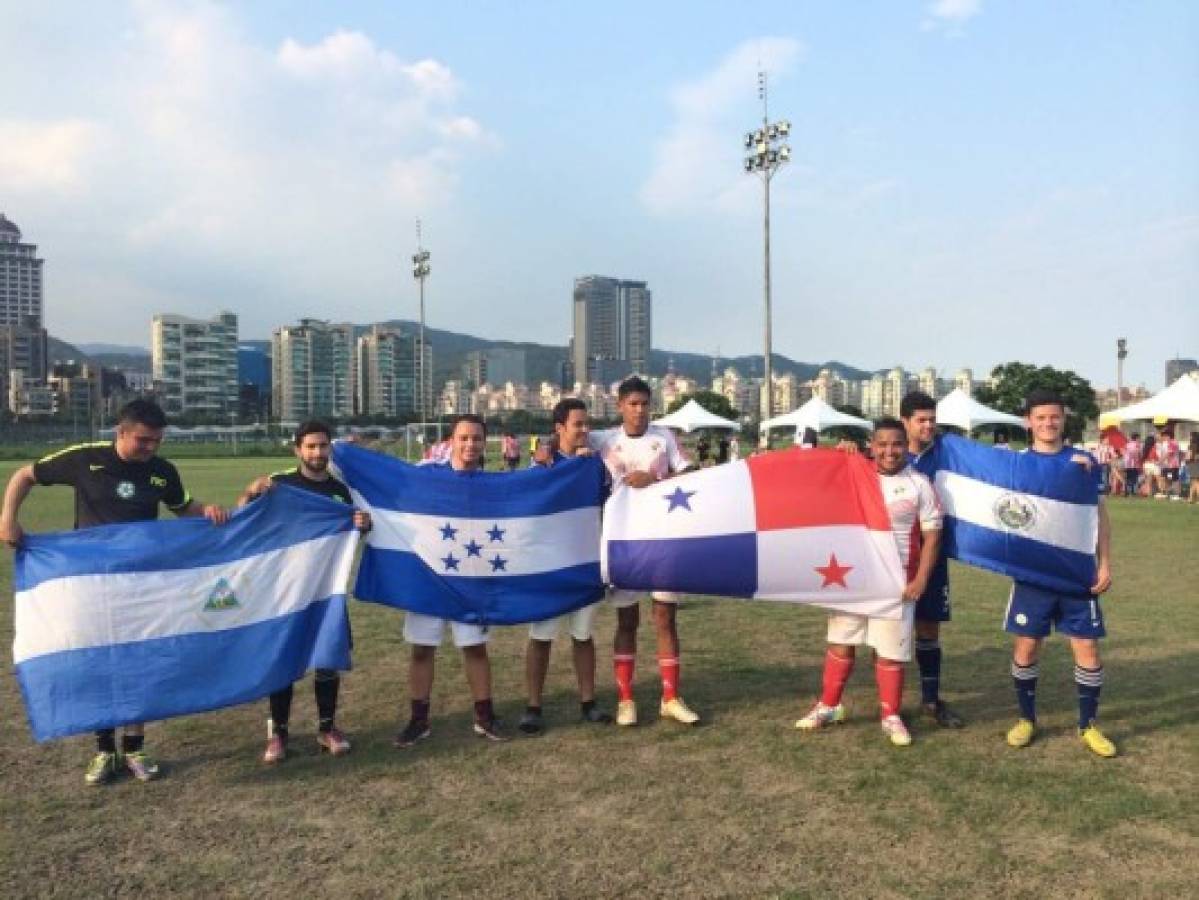 Catracho promueve el fútbol en Taiwán