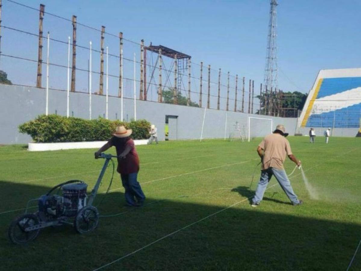 Ticos inspeccionaron el estadio Morazán