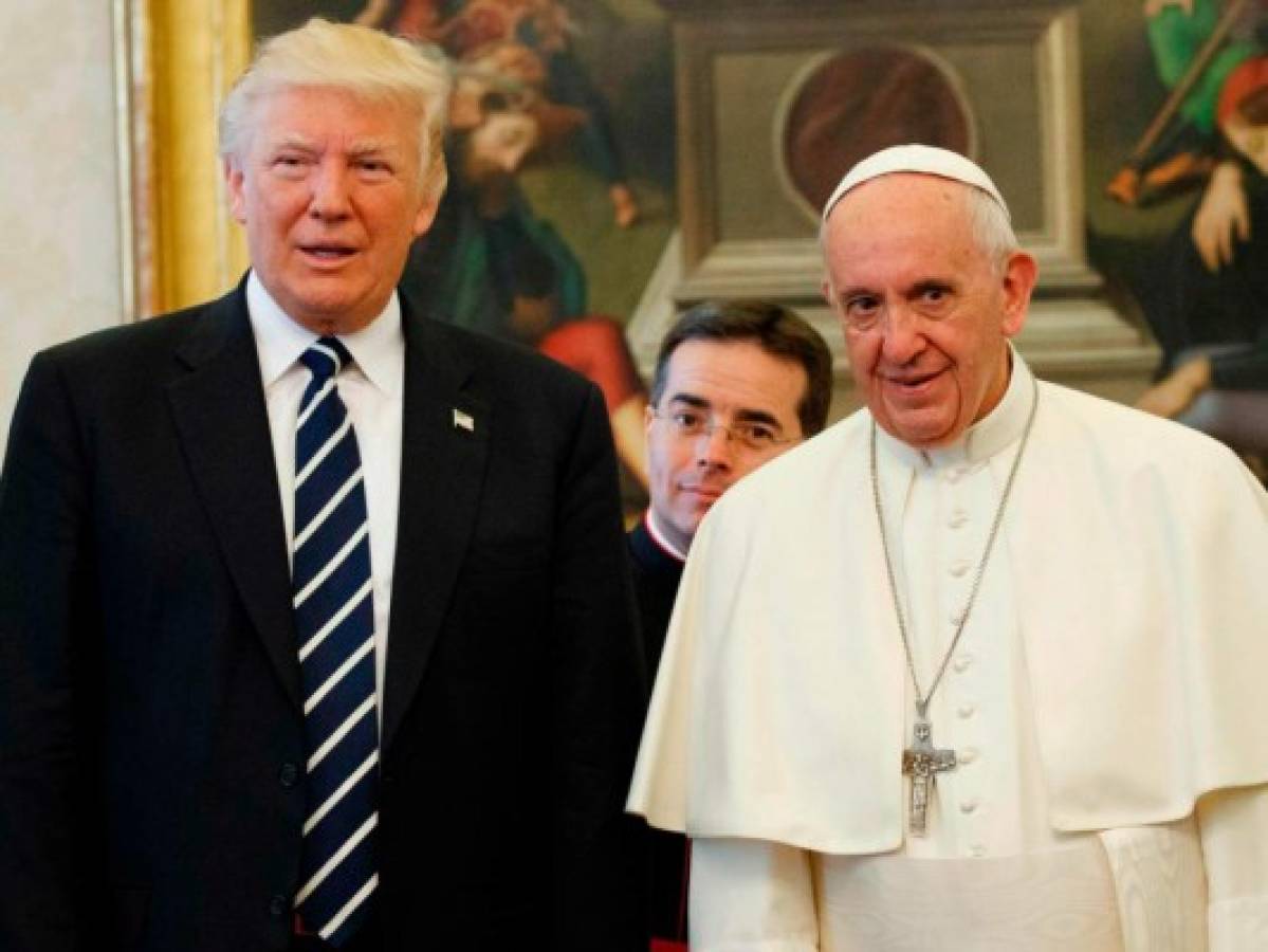 El papa Francisco recibe a Trump, un encuentro para limar asperezas