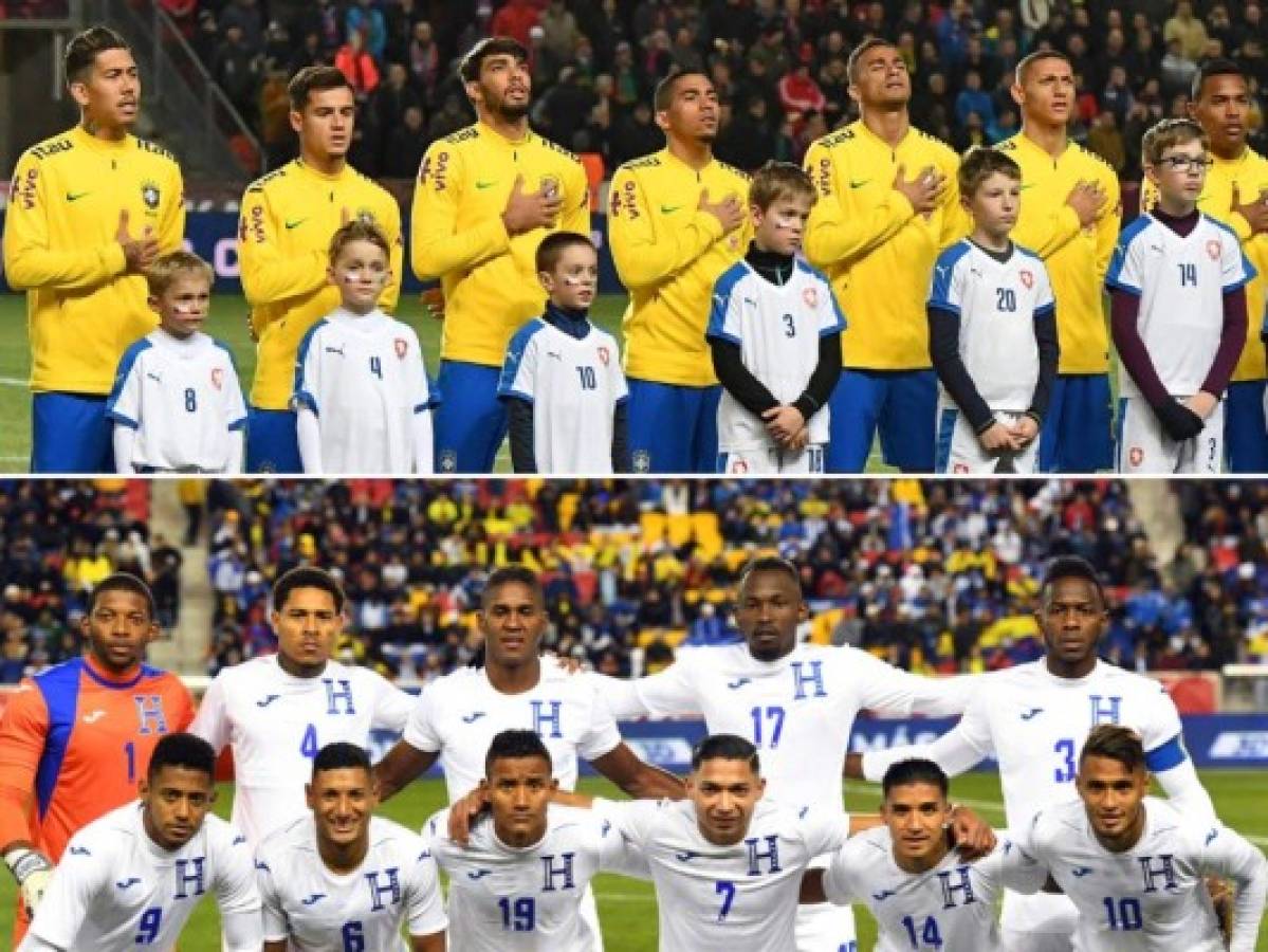 Selección de Honduras jugará contra Brasil y Paraguay